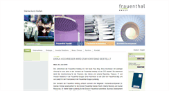 Desktop Screenshot of frauenthal.at